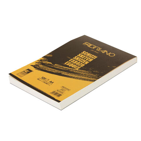Альбом для рисования А4 (210х297 мм) FABRIANO "Schizzi", мелкое зерно, 120 листов, 90 г/м2, 57721297