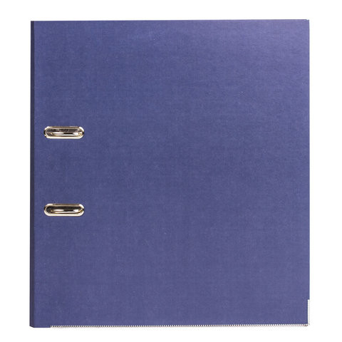 Папка-регистратор BRAUBERG "ECO", 75 мм, синяя, 221396