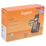 Радиотелефон GIGASET A120, память на 40 номеров, АОН, повтор, часы, черный, S30852H2401S301