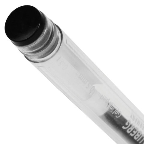 Ручка гелевая с грипом BRAUBERG "Number One", ЧЕРНАЯ, узел 0,5 мм, линия письма 0,35 мм, 141194