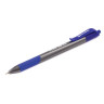 Ручка шариковая масляная автоматическая BRAUBERG "Extra Glide R-Grip Grey", СИНЯЯ, узел 0,7 мм, линия письма 0,35 мм, 142931