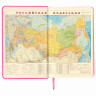 Ежедневник недатированный А5 (138х213 мм) BRAUBERG "Imperial", 160 л., кожзам, розовый, 111859