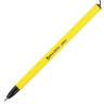 Ручка шариковая настольная BRAUBERG "SMILE", СИНЯЯ, корпус желтый, узел 0,7 мм, линия письма 0,35 мм, 143376