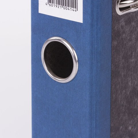 Папка-регистратор ERICH KRAUSE, с мраморным покрытием, "содержание", 50 мм, синий корешок, 414