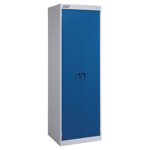 Шкаф металлический для одежды ШРК-22-800, двухсекционный, 1850х800х500 мм, 34 кг, разборный