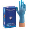 Перчатки нитриловые смотровые КОМПЛЕКТ 100 пар (200 шт.), размер L (большой), голубые, SAFE&CARE, TN 303