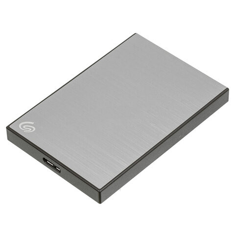 Внешний жесткий диск SEAGATE Backup Plus Slim 1TB, 2.5", USB 3.0, серебристый, STHN1000401