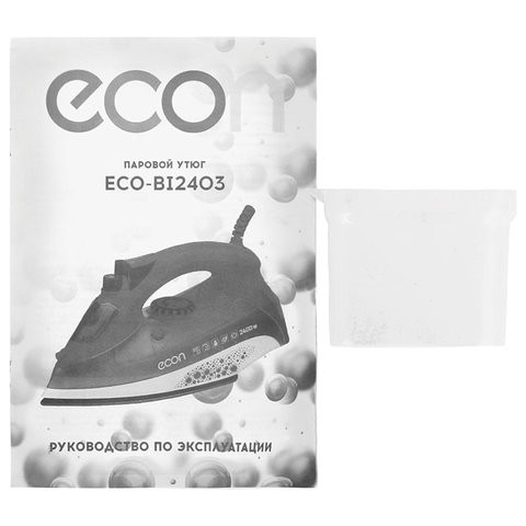 Утюг ECON ECO-BI2403, 2400 Вт, керамическая поверхность, автоотключение, антикапля, самоочистка, бордовый