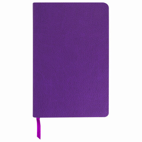 Ежедневник недатированный А5 (138х213 мм) BRAUBERG "Stylish", гибкий, 160 л., кожзам, фиолетовый, 111861
