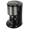 Кофеварка капельная TEFAL CM361838, 1000 Вт, объем 1,25 л, пластик, серебристая/черная