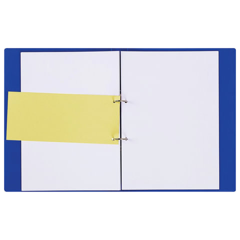 Разделители листов (полосы 230х105 мм) картонные, КОМПЛЕКТ 100 штук, голубые, BRAUBERG, 223973