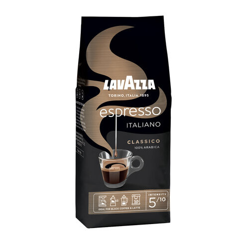 Кофе в зернах LAVAZZA "Espresso Italiano Classico", 250 г, вакуумная упаковка, 1886