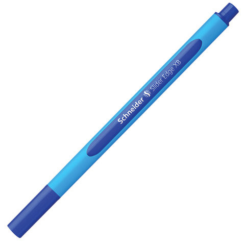 Ручка шариковая SCHNEIDER (Германия) "Slider Edge XB", СИНЯЯ, трехгранная, узел 1,4 мм, линия письма 0,7 мм, 152203