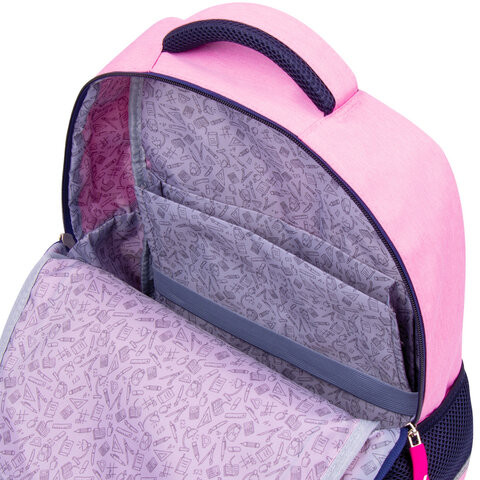Рюкзак BRAUBERG STAR, "Fox", розовый, 40х29х13 см, 228831