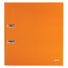 Папка-регистратор LEITZ "WOW", механизм 180°, ламинированная, 80 мм, оранжевая, 10050044