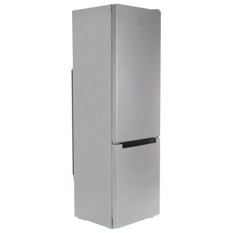 Холодильник INDESIT DFE4200S, общий объем 324 л, нижняя морозильная камера 75 л, 60х64х200 см, серебристый
