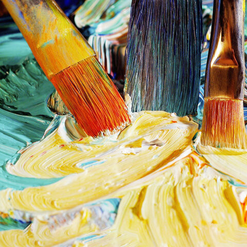 Краска акриловая художественная BRAUBERG ART "CLASSIC", туба 75 мл, оранжево-желтая, 191079