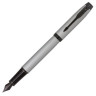 Ручка перьевая PARKER "IM Achromatic Grey BT", корпус серый матовый, нержавеющая сталь, синяя, 2127619