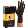 Перчатки нитриловые смотровые КОМПЛЕКТ 50 пар (100 шт.), размер M (средний), черные, SAFE&CARE, LN 31-58
