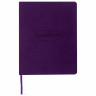 Дневник 1-11 класс 48 л., обложка кожзам (лайт), термотиснение, BRAUBERG LATTE, фиолетовый, 105438