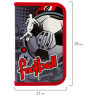 Пенал ПИФАГОР, 1 отделение, ламинированный картон, 19х11 см, "FOOTBALL", 229148