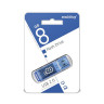 Флеш-диск 8 GB, SMARTBUY Glossy, USB 2.0, синий, SB8GBGS-B