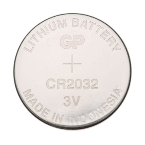 Батарейка GP Lithium, CR2032, литиевая, 1 шт., в блистере (отрывной блок), CR2032-7CR5