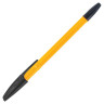 Ручка шариковая STAFF "BP-1000", ЧЕРНАЯ, корпус оранжевый, узел 0,7 мм, линия письма 0,35 мм, 142827