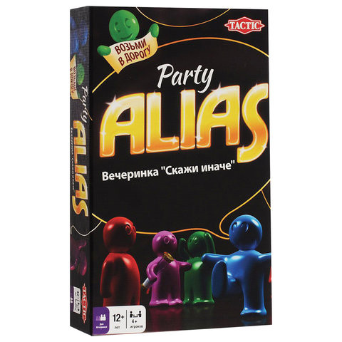 Игра настольная "Alias "СКАЖИ ИНАЧЕ. Вечеринка", компактная версия, TACTIC, 53370