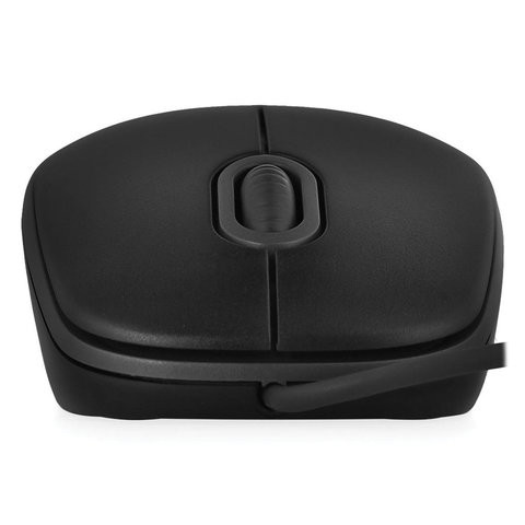 Мышь проводная LOGITECH B110, USB, 2 кнопки + 1 колесо-кнопка, оптическая, чёрная, 910-005508