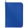 Папка для документов и тетрадей на молнии пластиковая BRAUBERG А4, 320*230мм, синяя, 271715
