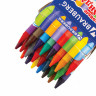 Восковые карандаши BRAUBERG/ПИФАГОР, 24 цвета, 222964