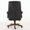 Кресло офисное BRABIX PREMIUM "Infinity EX-707", дерево, натуральная кожа, черное, 531826