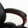 Кресло офисное BRABIX PREMIUM "Magnum EX-701", дерево, рециклированная кожа, черное, 531827