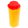 Контейнер для сбора отходов острого инструмента 1 л КОМПЛЕКТ 40 шт., желтый (класс Б), СЗПИ