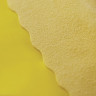 Перчатки латексные MANIPULA "Блеск", хлопчатобумажное напыление, размер 7-7,5 (S), желтые, L-F-01