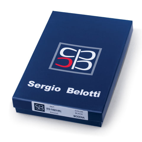 Бумажник водителя SERGIO BELOTTI, натуральная кожа, 6 пластиковых карманов, черный, Италия, 1423