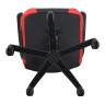Кресло компьютерное BRABIX "Fighter GM-008", экокожа, черное/красное, 532506