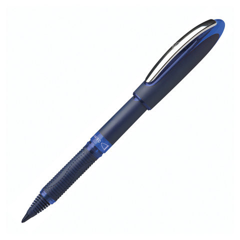Ручка-роллер SCHNEIDER "One Business", СИНЯЯ, корпус темно-синий, узел 0,8 мм, линия письма 0,6 мм, 183003