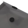Папка-конверт с кнопкой МАЛОГО ФОРМАТА (105х148 мм), А6, тонированная черная, 0,18 мм, BRAUBERG, 227322