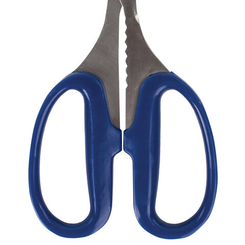 Ножницы для хобби и рукоделия ОСТРОВ СОКРОВИЩ 165 мм, 3-х сторонняя заточка, синие, 237106
