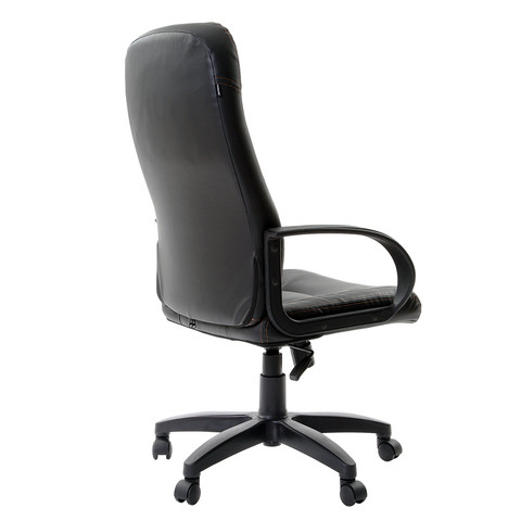 Кресло офисное BRABIX "Strike EX-525", экокожа черная, 531382