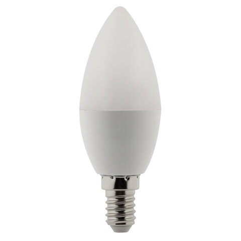 Лампа светодиодная ЭРА, 10(70)Вт, цоколь Е14, свеча, теплый белый, 25000 ч, LED B35-10W-2700-E14, Б0049641