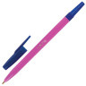 Ручка шариковая STAFF "Neon", СИНЯЯ, корпус неоновый ассорти, узел 1 мм, линия письма 0,7 мм, 142963