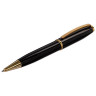 Ручка подарочная шариковая GALANT "ABRIS", корпус черный, золотистые детали, узел 0,7 мм, синяя, 143500