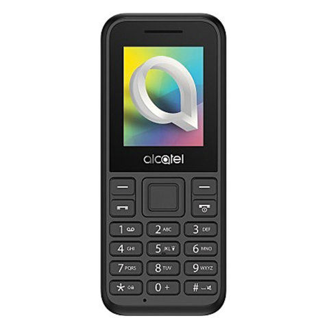 Телефон мобильный ALCATEL One Touch 1066D, 2 SIM, 1,8", черный, 1066D-2AALRU1