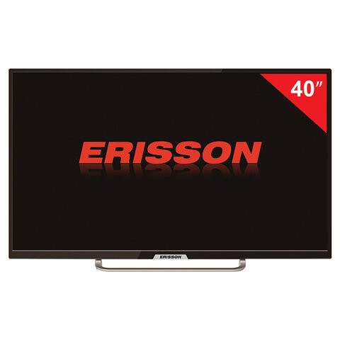 Телевизор ERISSON 40FLES85T2, 40'' (101 см), 1920х1080, Full HD, 16:9, черный