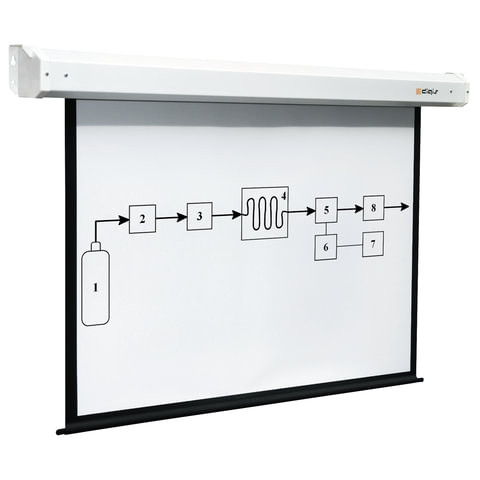 Экран проекционный DIGIS ELECTRA, матовый, настенный, электропривод, 150х200 см, 4:3, DSEM-4303