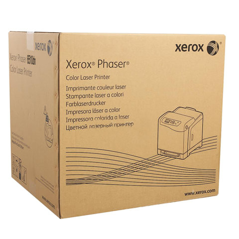 Принтер лазерный ЦВЕТНОЙ XEROX Phaser 6510DN, А4, 28 стр./мин., 50000 стр./мес., ДУПЛЕКС, сетевая карта (без кабеля USB), 6510V_DN
