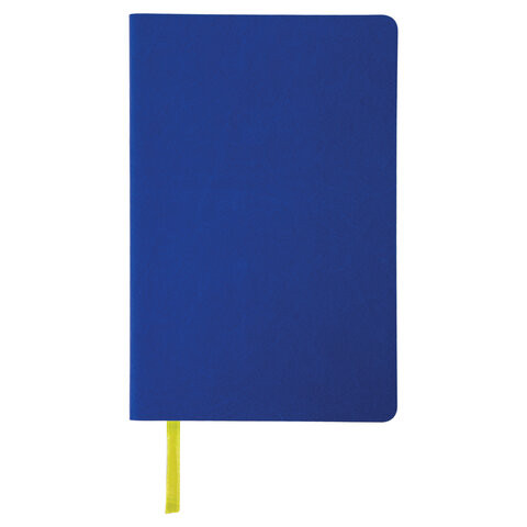 Ежедневник недатированный А5 (138x213 мм) BRAUBERG "Flex", кожзам, 136 л., синий, 111678